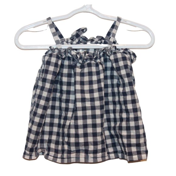 3/$20 🏷 Oshkosh Plaid Tank Size 12-18m - Picture 1 of 2